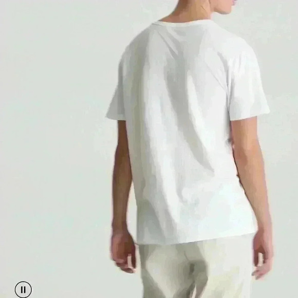 AG Bryce Crew CLASSIC CREW NECK TEE SIZE LARGE WHITE - Picture 3 of 8